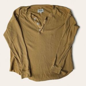 Mate The Label Ochre Henley